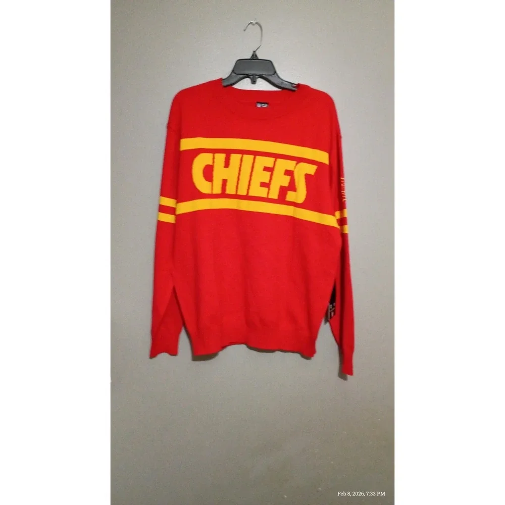Ultra GAME NFL Kansas City Chiefs‎ Red Sweater Size M Team Apparel
